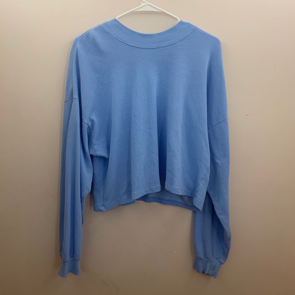 Perriwinkle Cropped Long Sleeve
